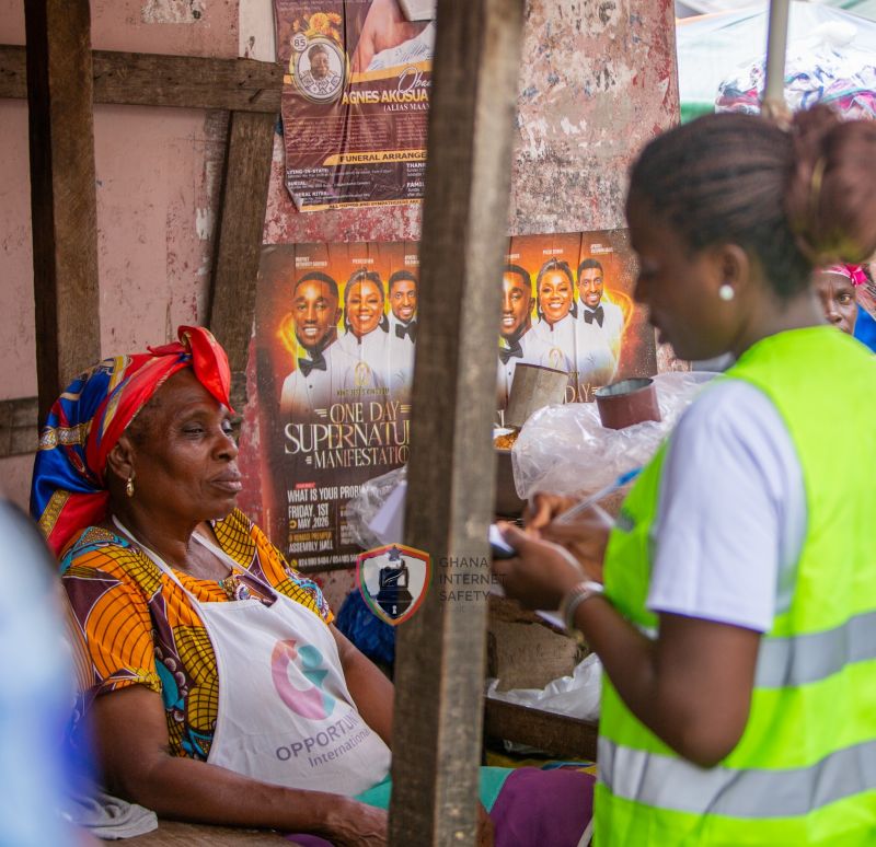 Online Safety Awareness Campaign- Asafo Market 5