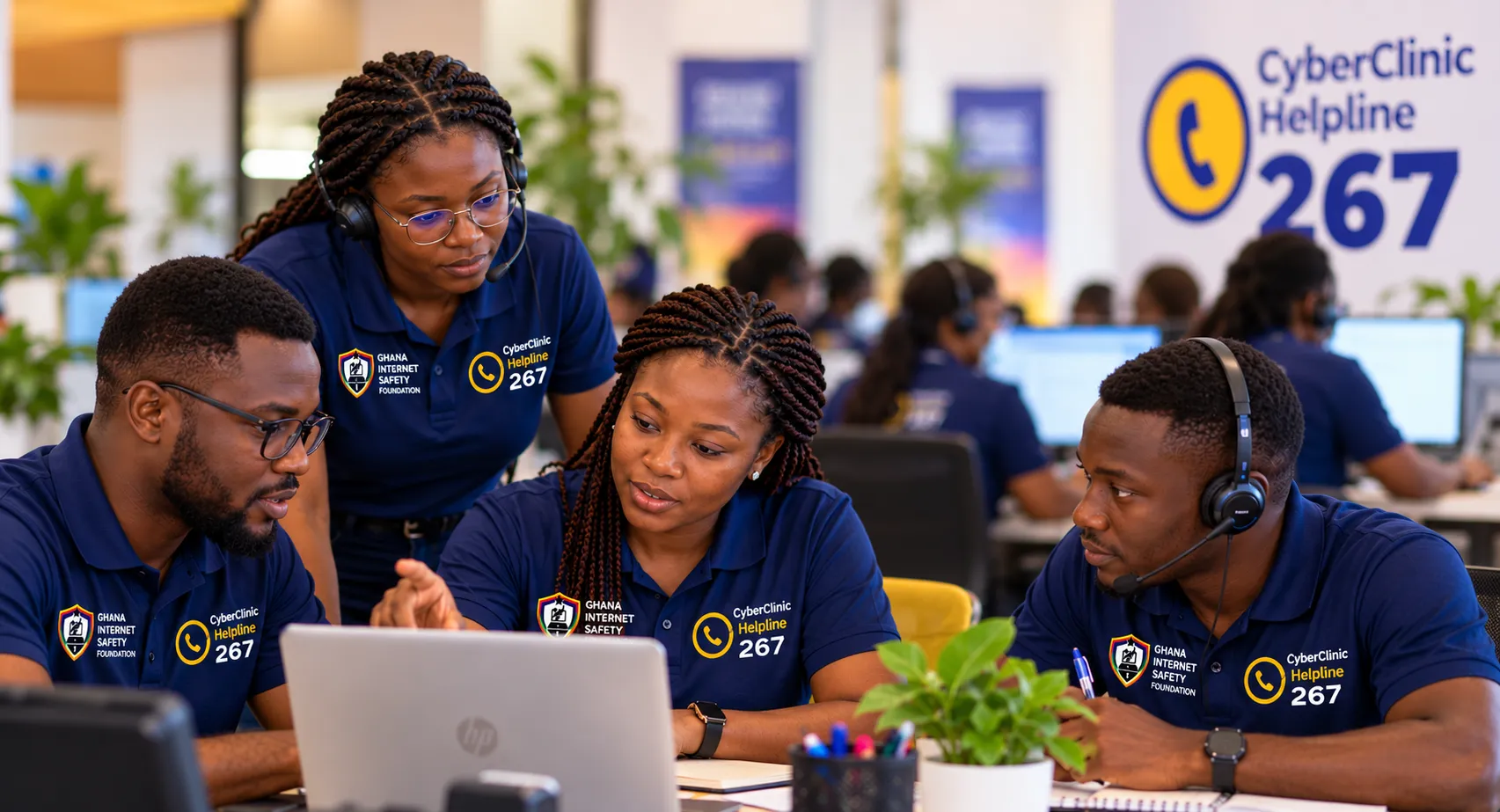 collaborative cyberclinic helpline team