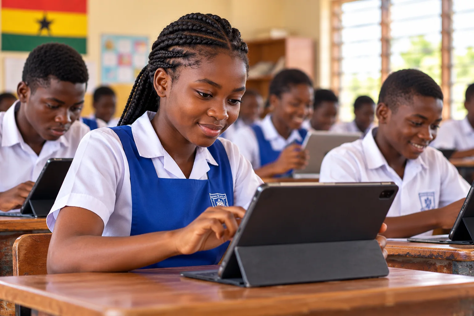 ghanaian students embracing digital learning (1)